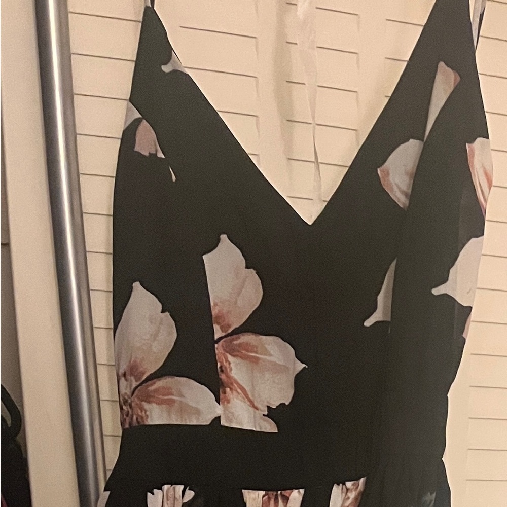 Long flowing dress with back out